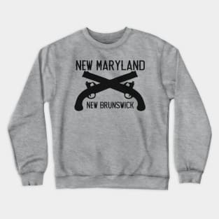 New Maryland Black Crewneck Sweatshirt